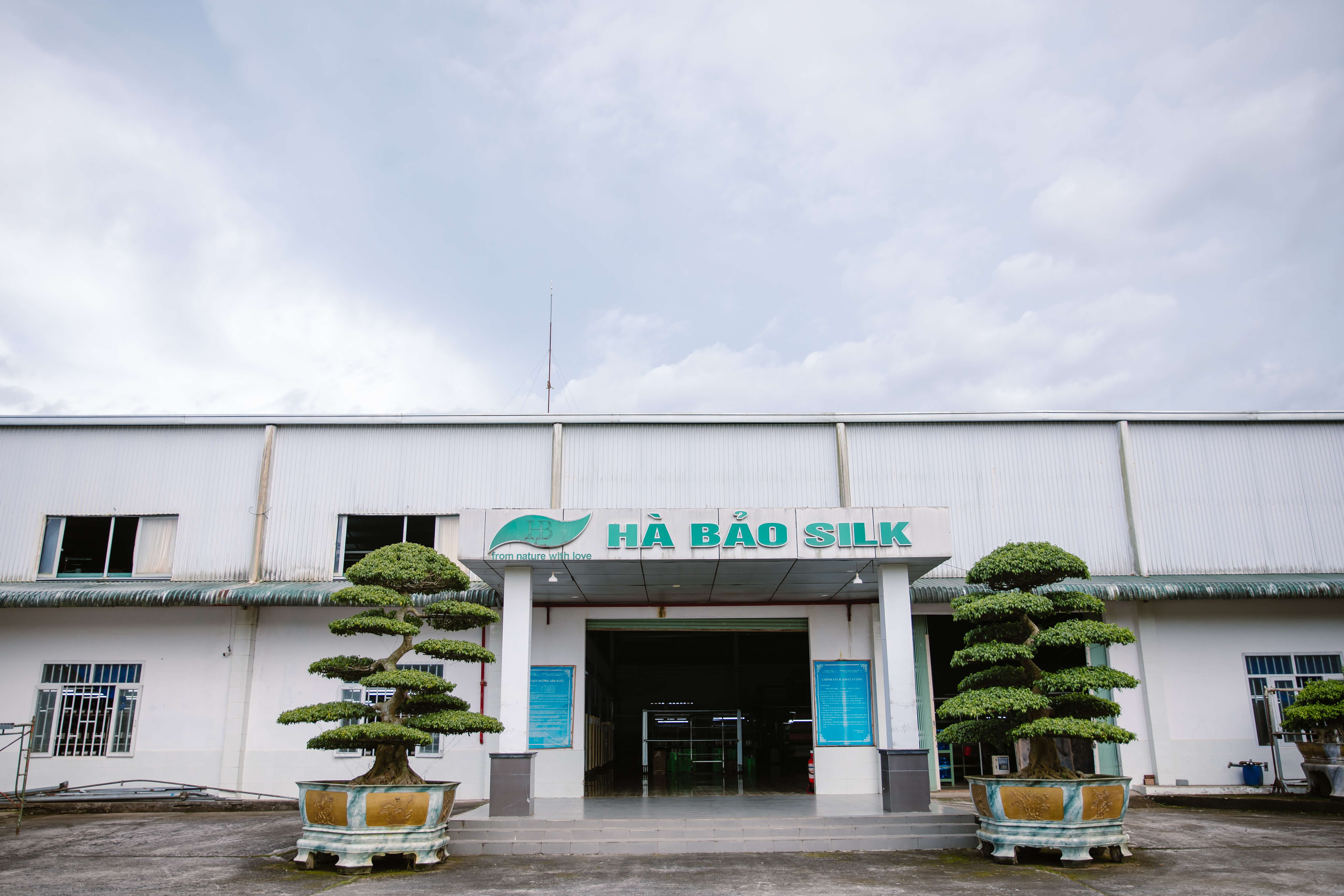 Nhà máy sản xuất lụa tơ tằm đặt tại Bảo Lộc - Lâm Đồng