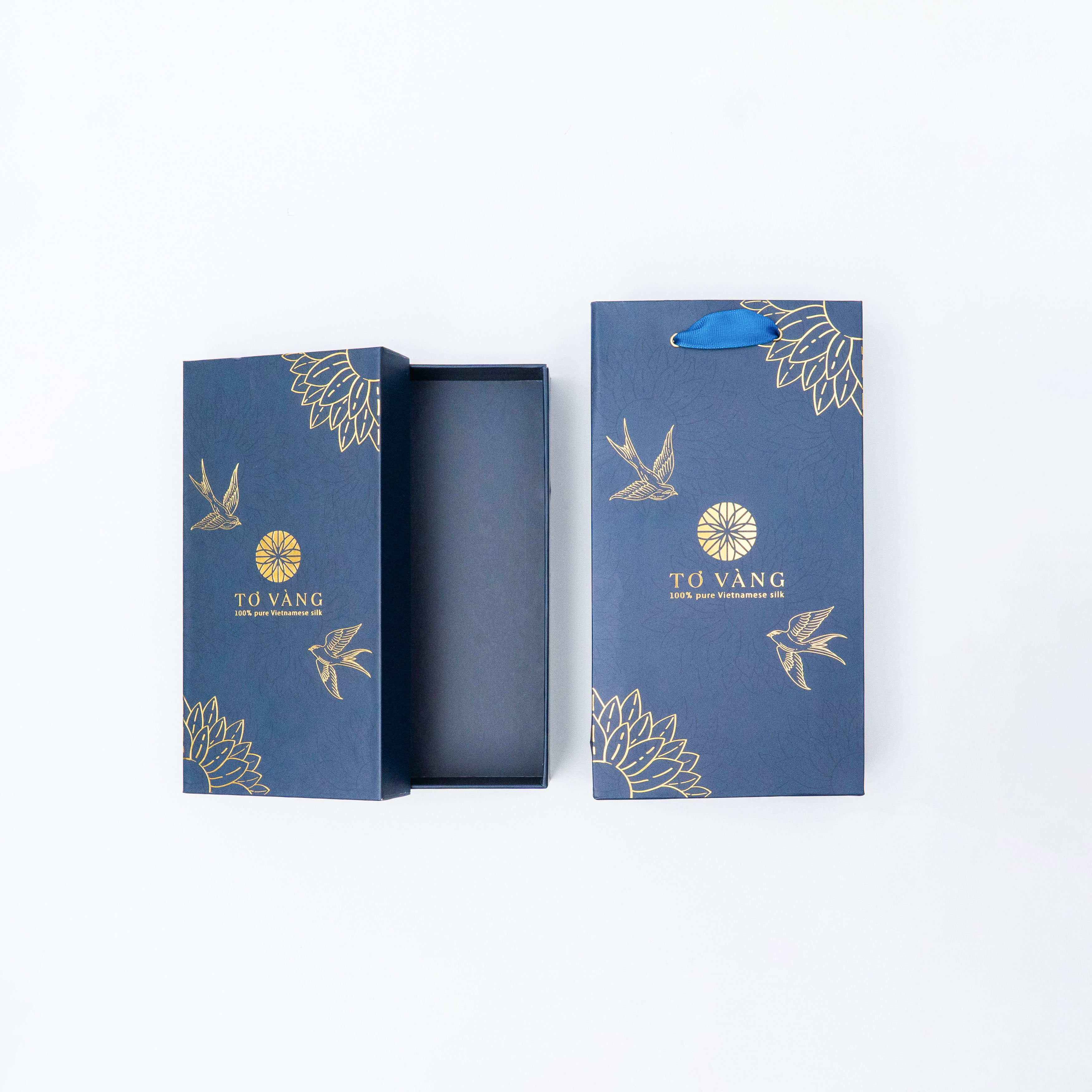 Hộp quà tặng Cravat cao cấp/ Navy