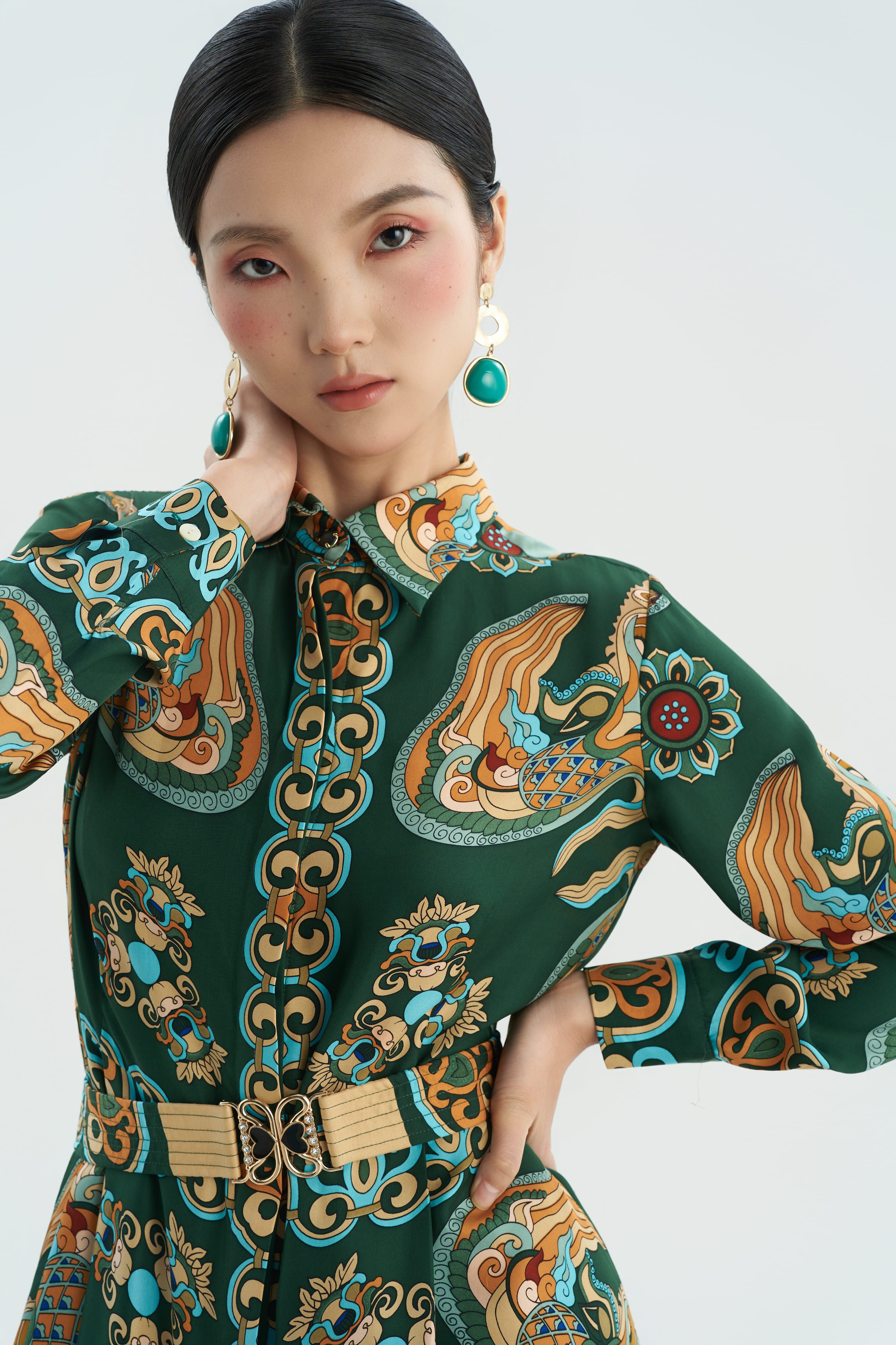 Váy lụa Amber/ Long Ngọc Vân Tiêu