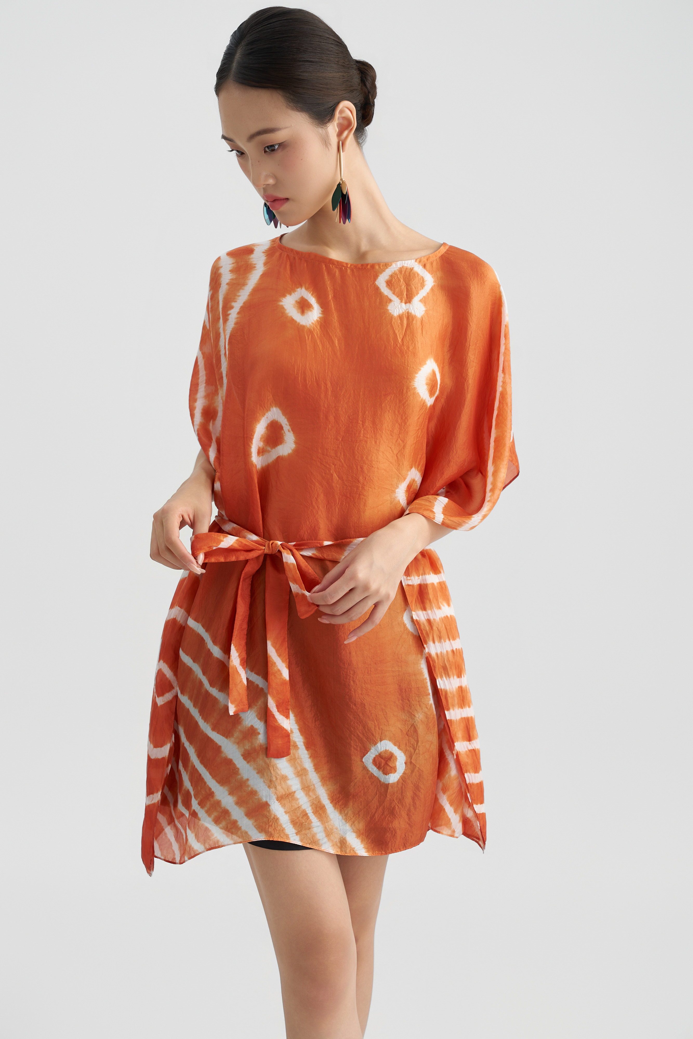Áo Lụa Windy/ Cam