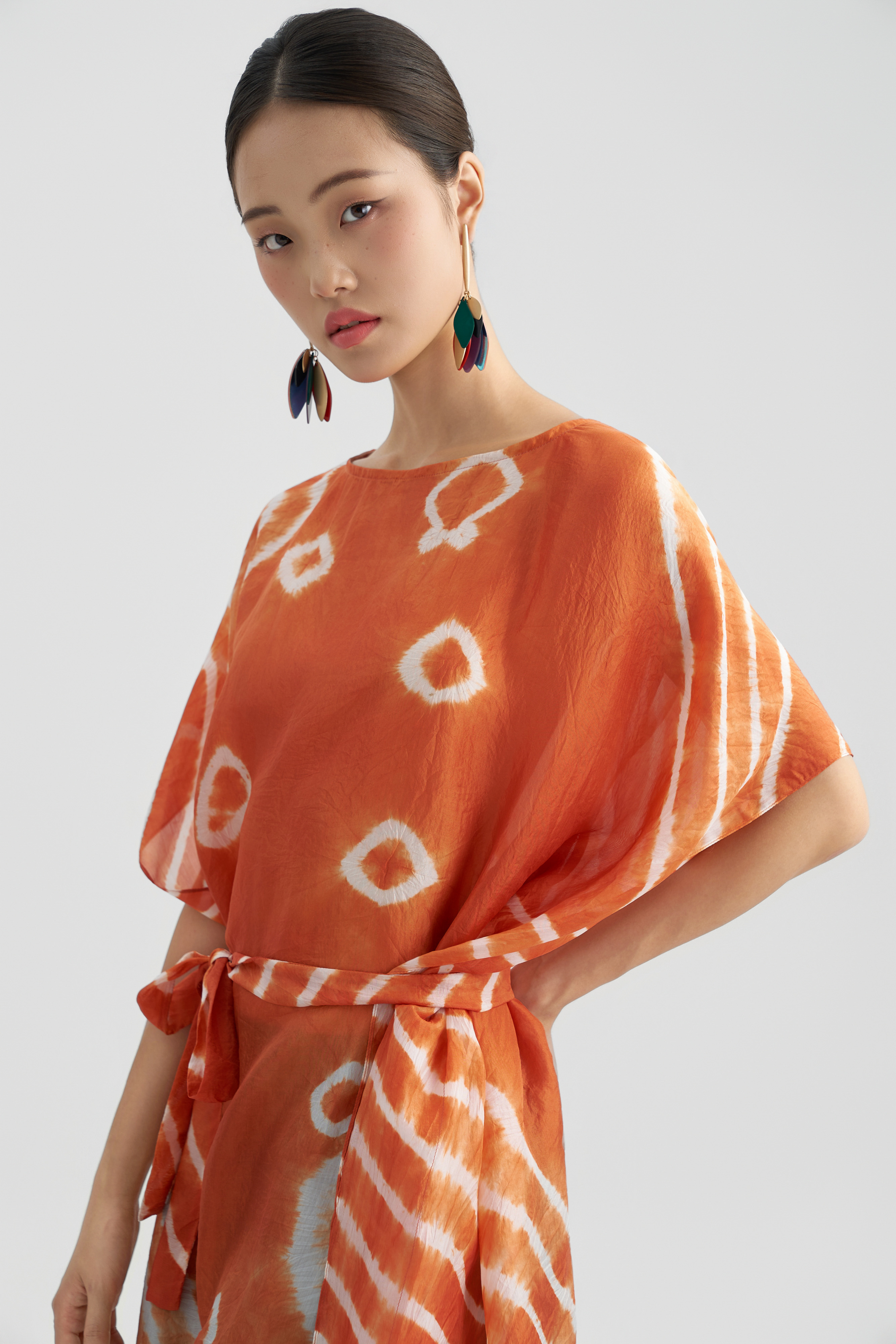 Áo Lụa Windy/ Cam