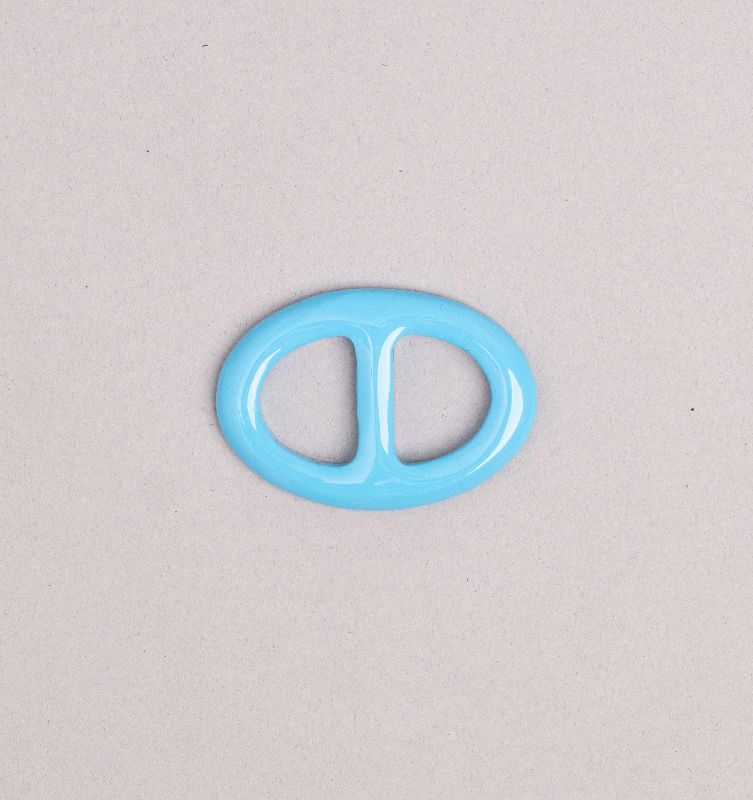 Cài khăn sơn mài hình dẹt/ Xanh Pastel