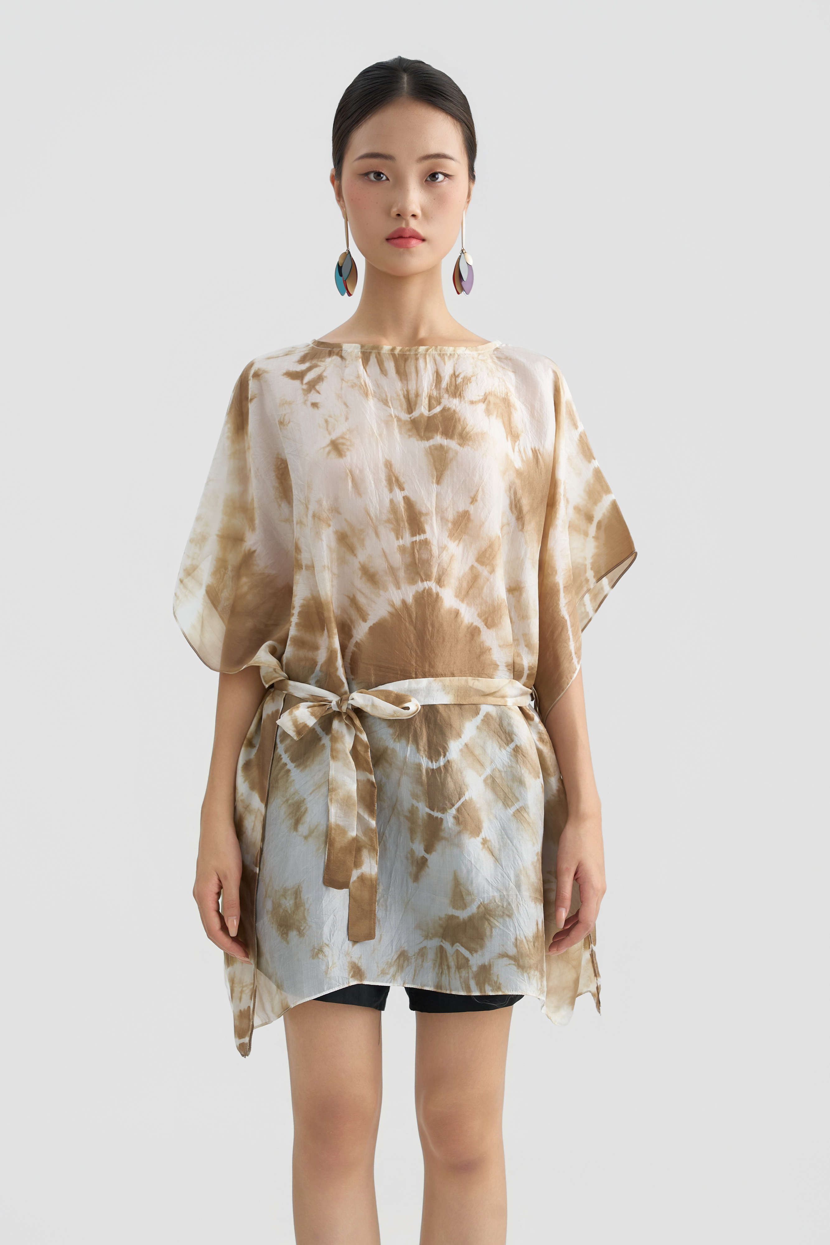 Áo Lụa Windy/ Nâu nhạt