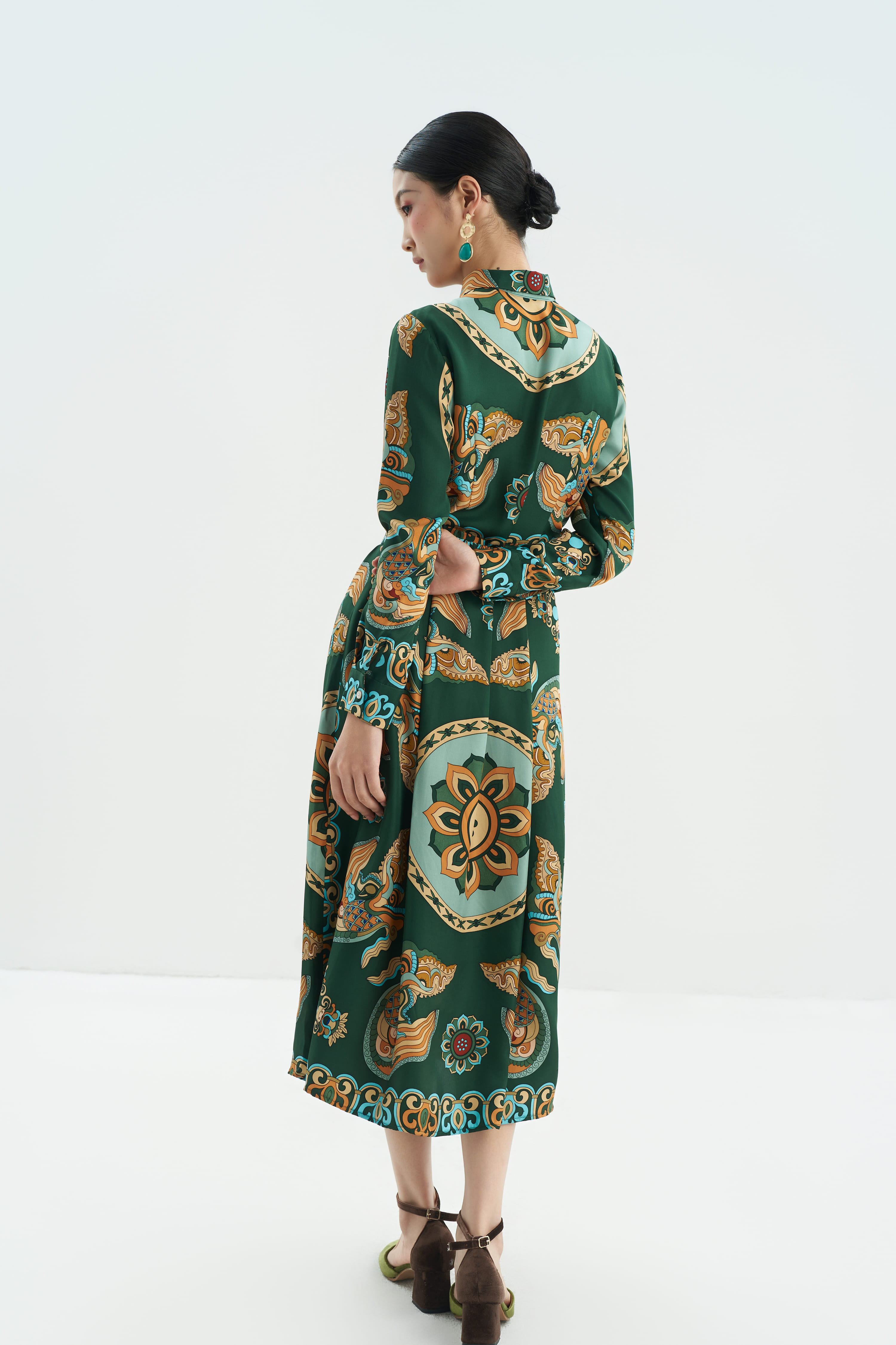 Váy lụa Amber/ Long Ngọc Vân Tiêu