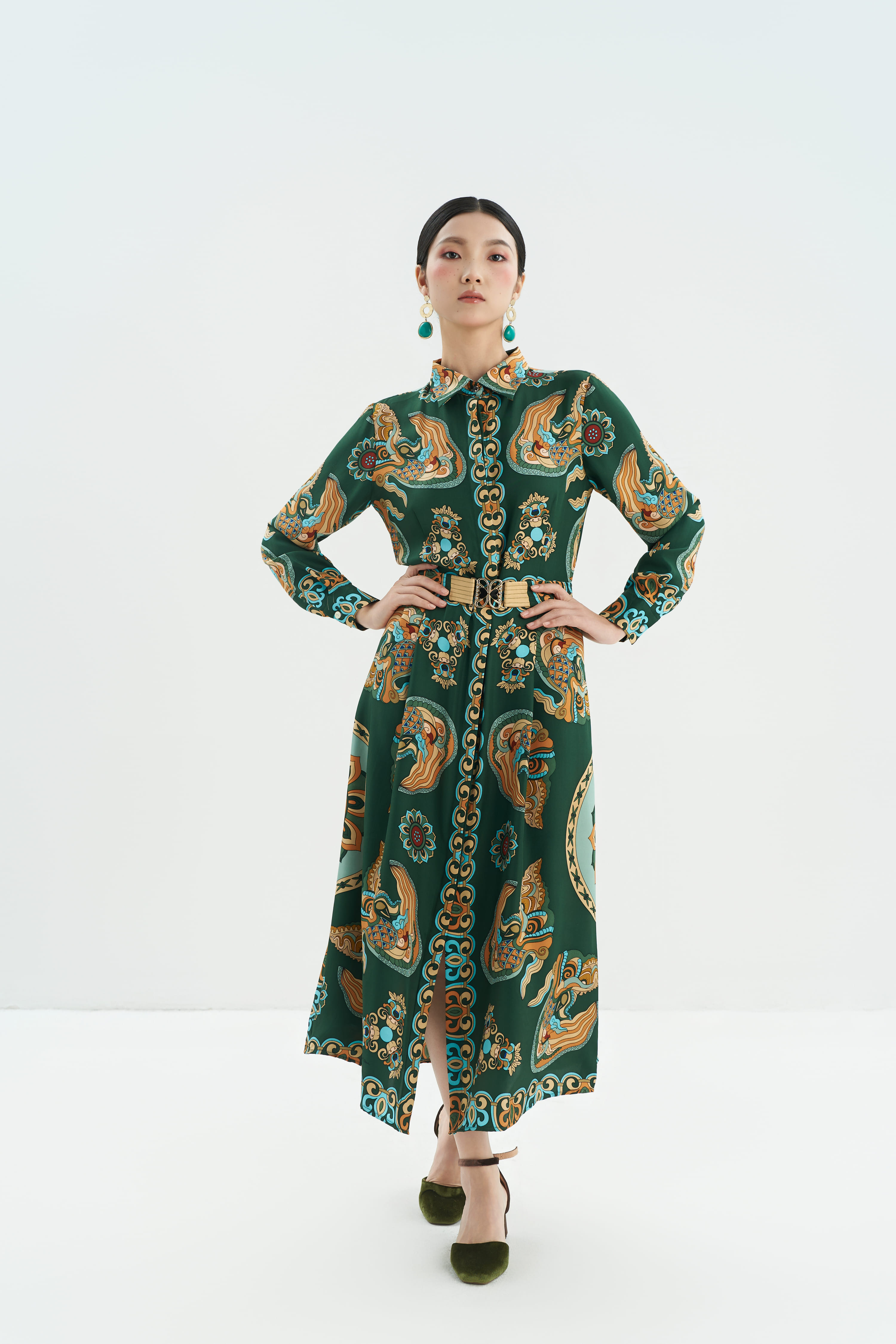Váy lụa Amber/ Long Ngọc Vân Tiêu