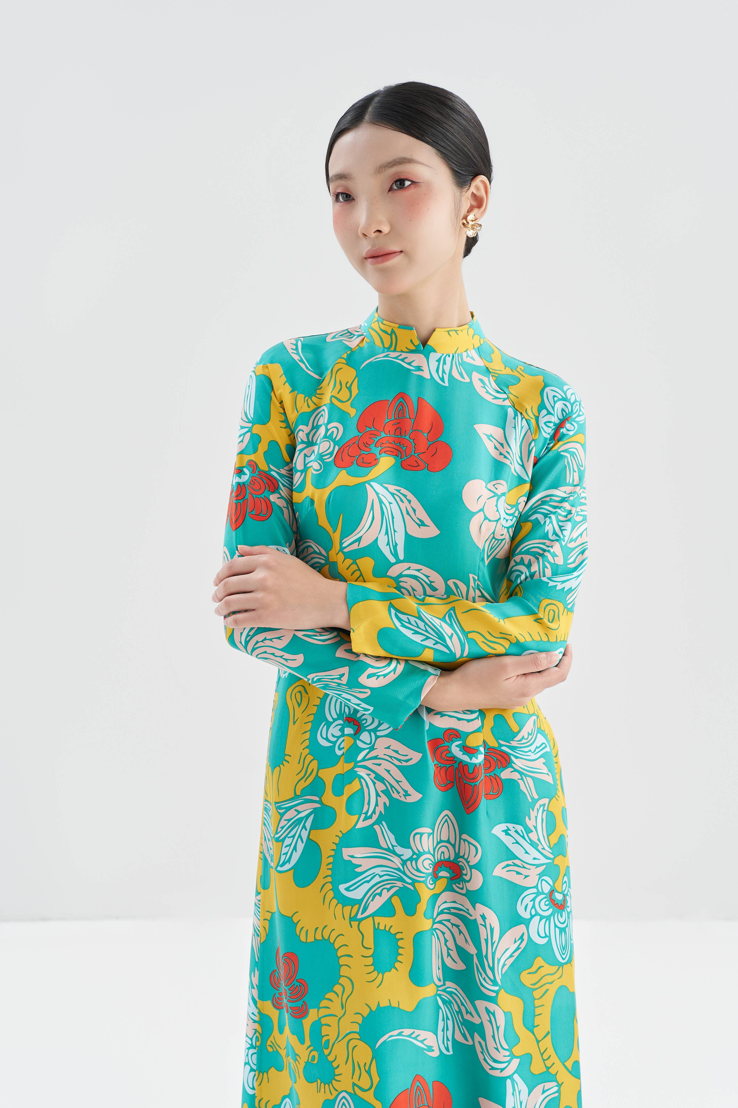 Bộ sưu tập Áo dài lụa tơ tằm