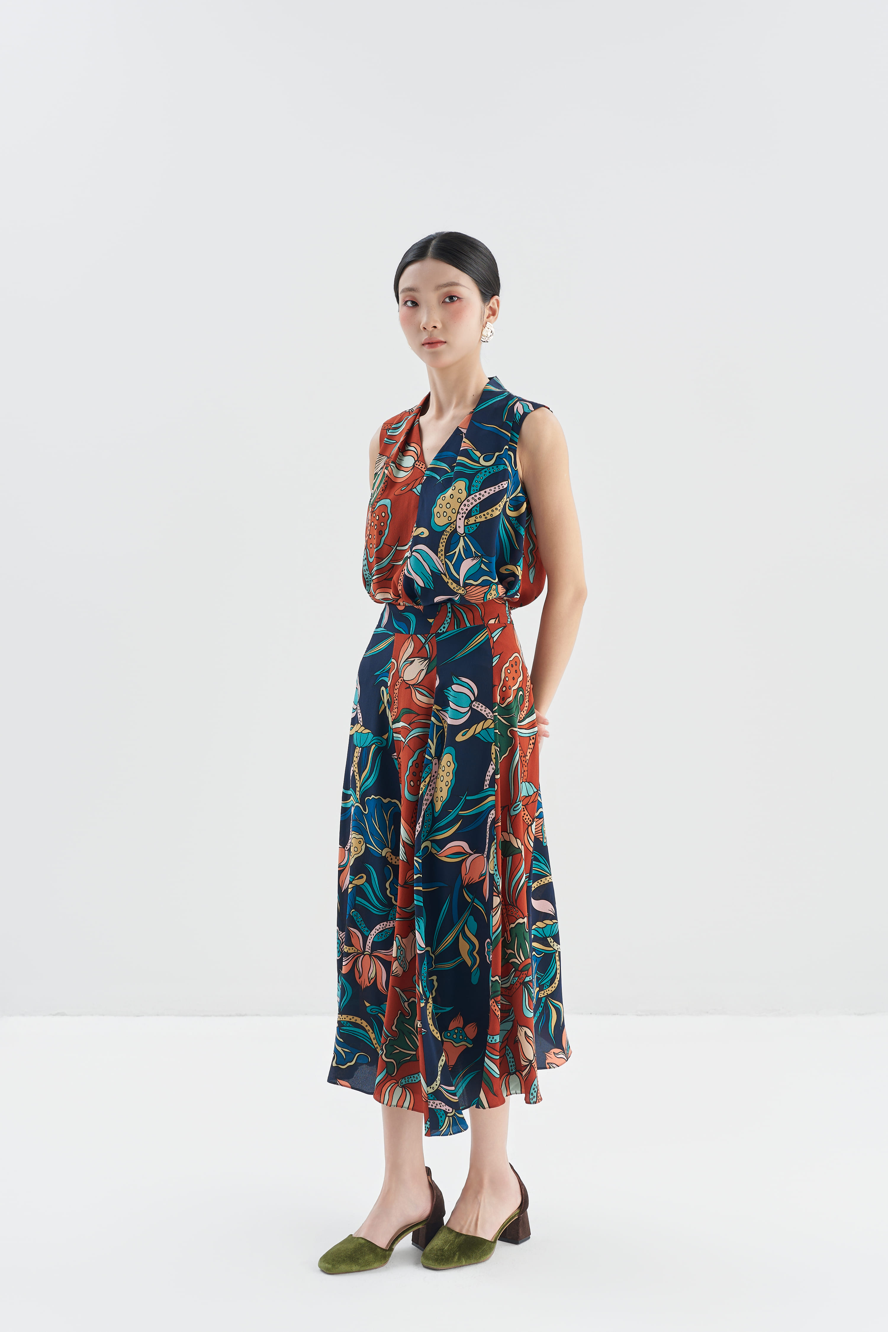 Váy lụa Celine/ Liên Hoa Vũ
